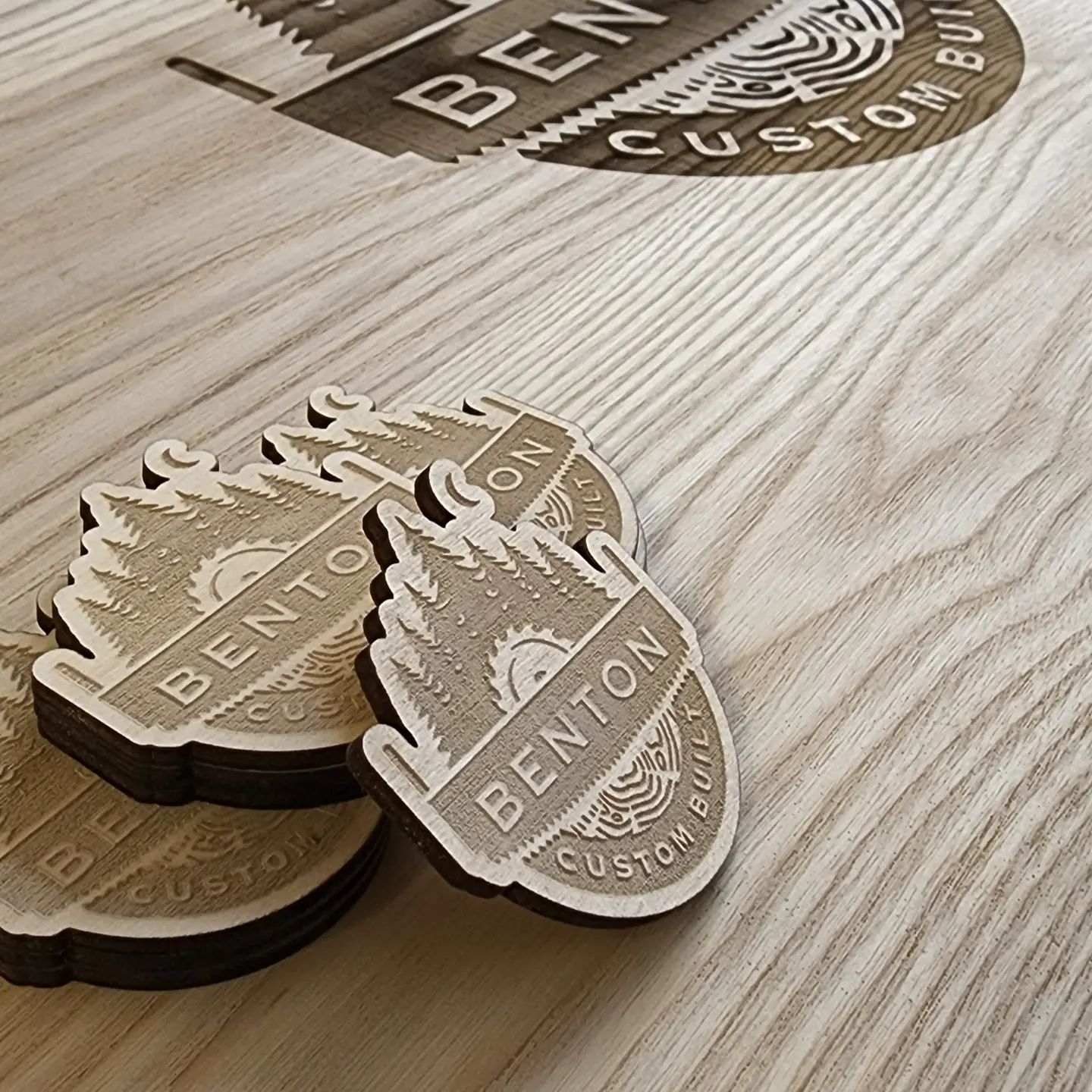 Need furniture tags for your projects? Just let me know. I recently did some laser work for @bentoncustombuilt19 and everything turned out great! 

#lazylabacres #laserengraving #furnituretags #woodworking #repyourbrand #smallbusiness #maker #woodgrain